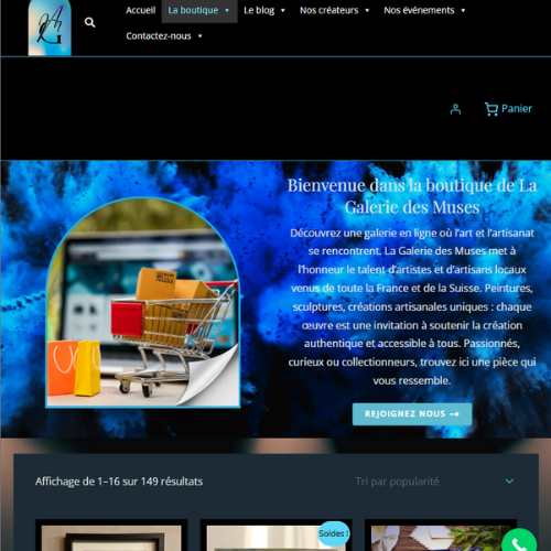 Site web France la galerie des muses