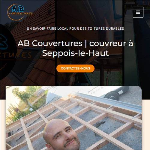 AB couvertures web site création pixel etincelle