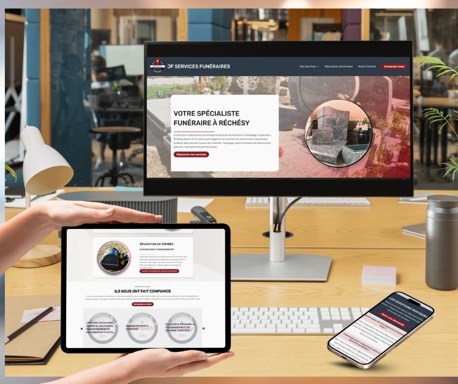 JFS Services funéraires – Site vitrine à Réchésy
