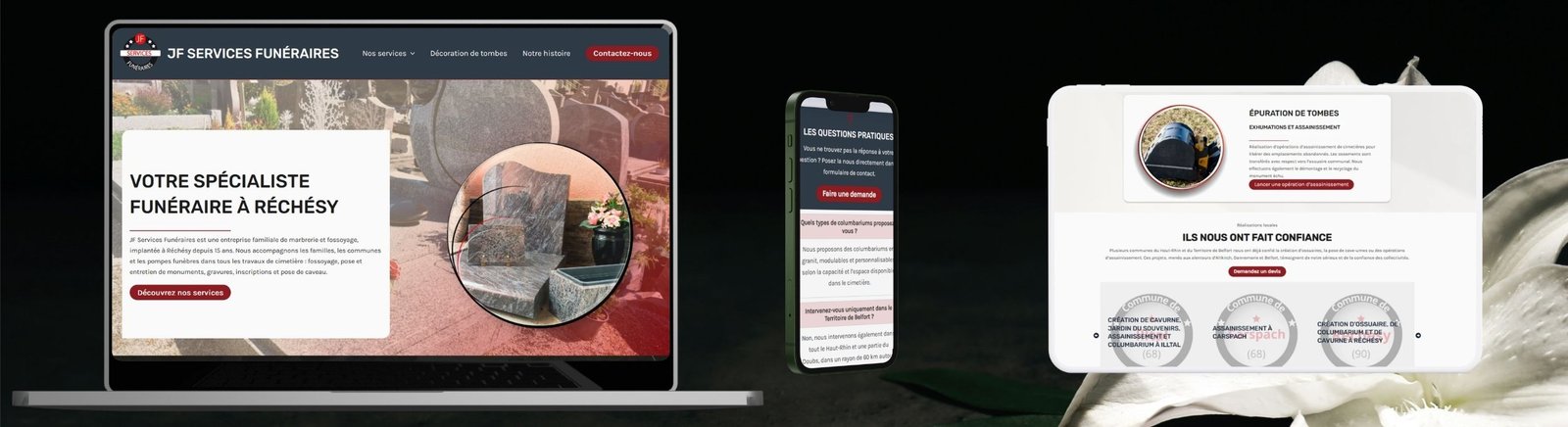 Site PME avec application mobile