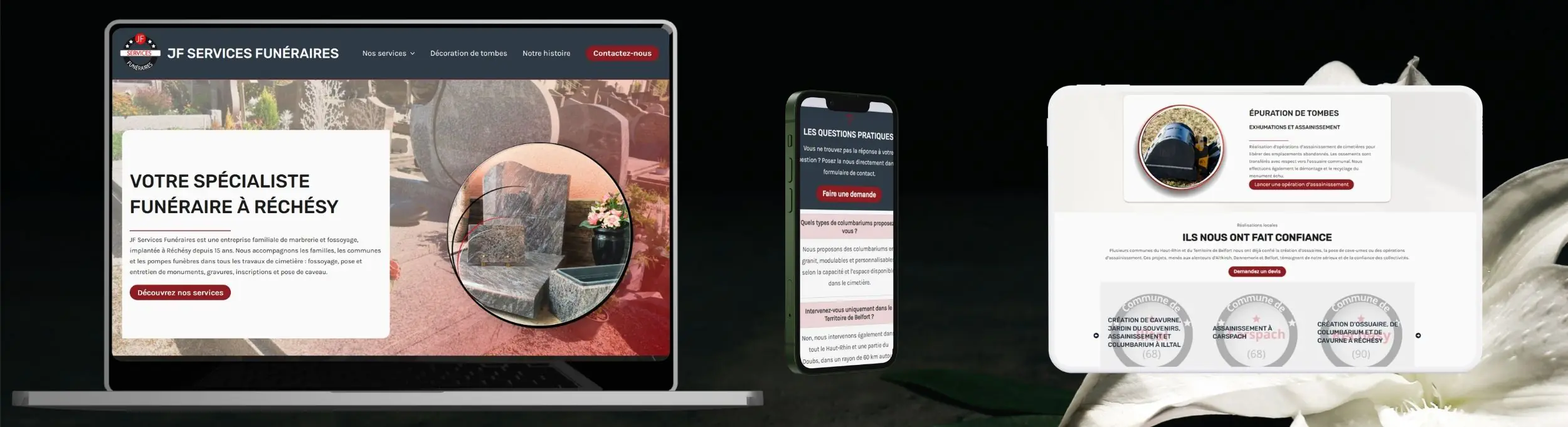 Site PME avec application mobile